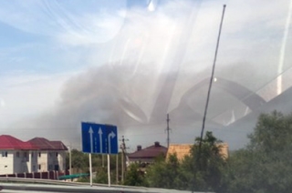 На окраине Саратова сгорел камыш на площади 2000 квадратных метров
