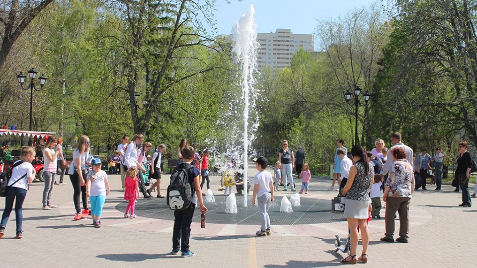 В Детском парке заработал фонтан