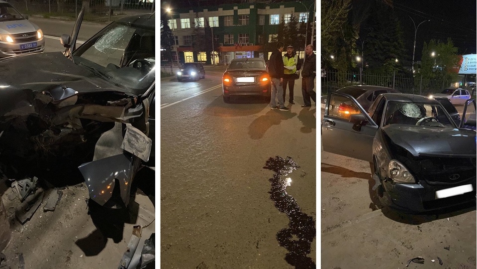 На Орджоникидзе столкнулись три авто. Забирать в больницу его участников не стали