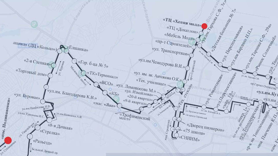 В Саратове начнет ходить автобус нового маршрута