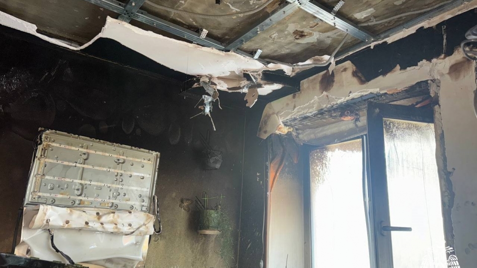 Под Саратовом пожарные спасли мужчину из горящей квартиры