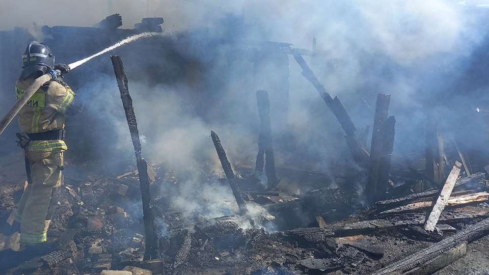 За сутки в Саратовской области сгорели четыре бани