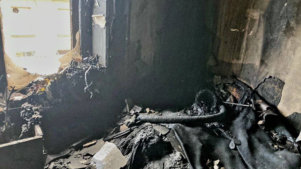 На пожаре в энгельсском общежитии погибли два курильщика