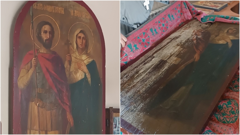 В Новоузенске во время ремонта собора вода залила редкую икону