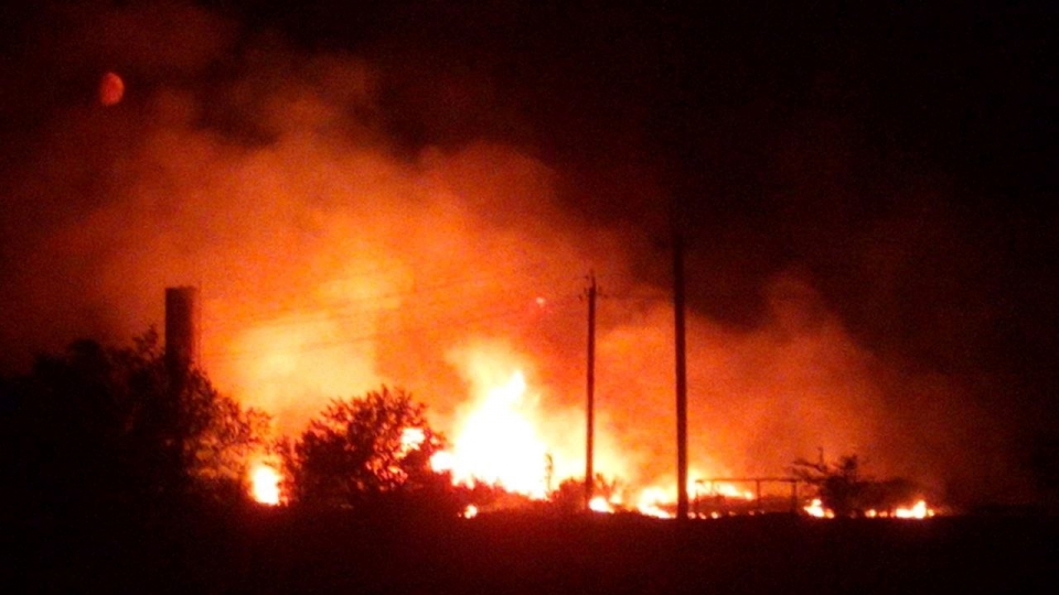 В Саратовской области горит еще один полигон ТБО. Жители райцентра задыхаются