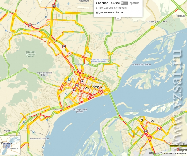 Камеры на дорогах саратова карта онлайн