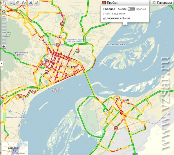 Томск карта города пробки