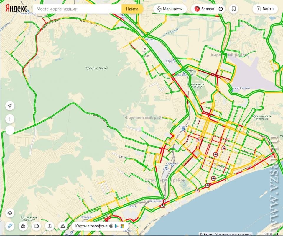 Карта саратов навашина