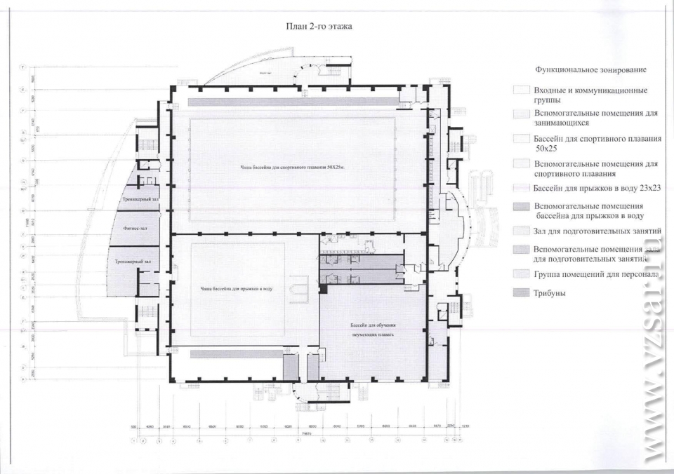 Чертежи дворец водных видов спорта
