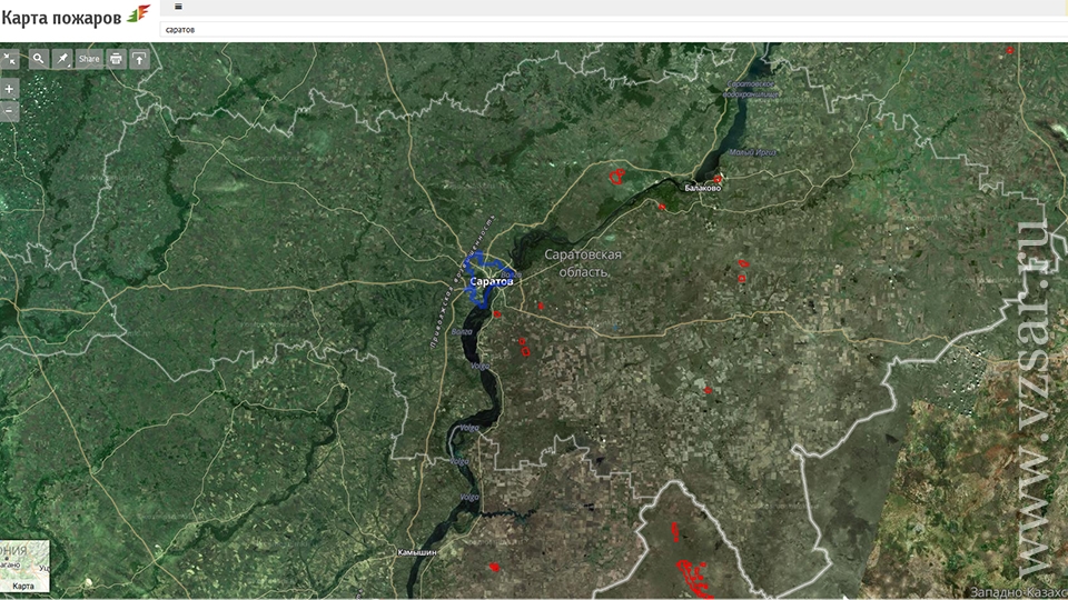 Карта пожаров онлайн со спутника в реальном курганской области