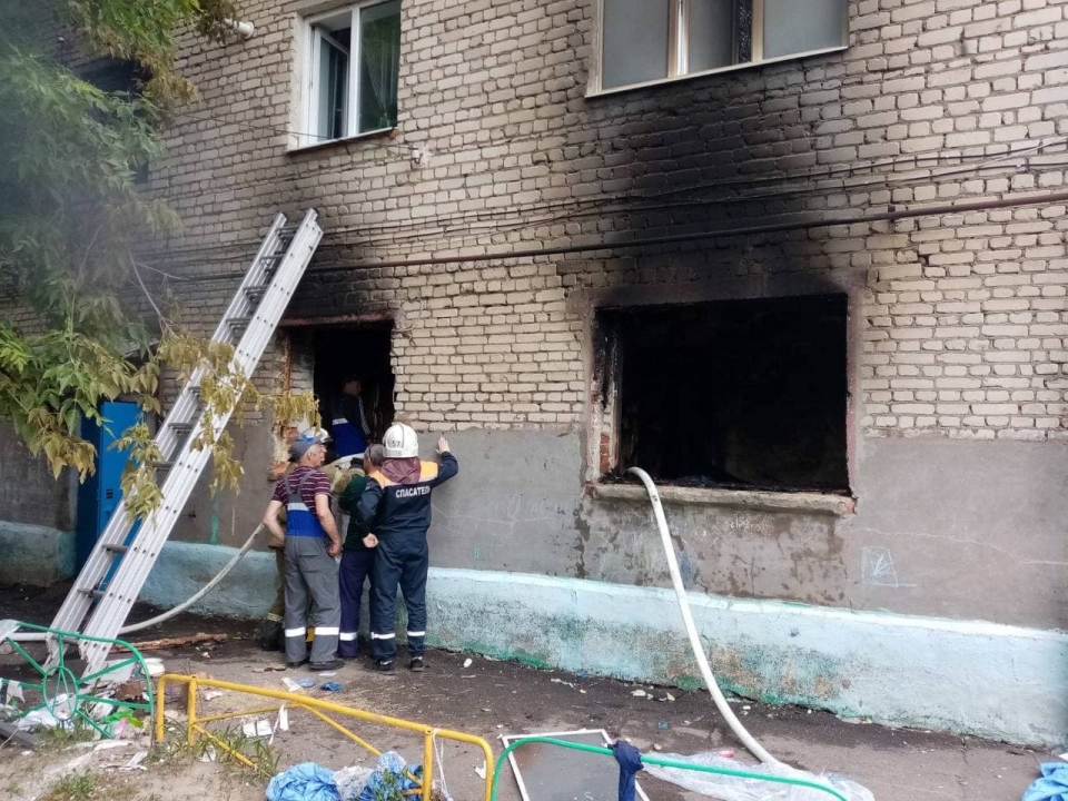 При взрыве газа в кирпичном доме