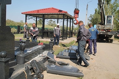 План городского кладбища елшанка