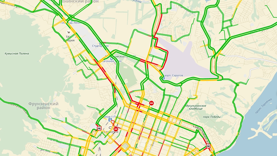 Пробки в ставрополе в реальном времени
